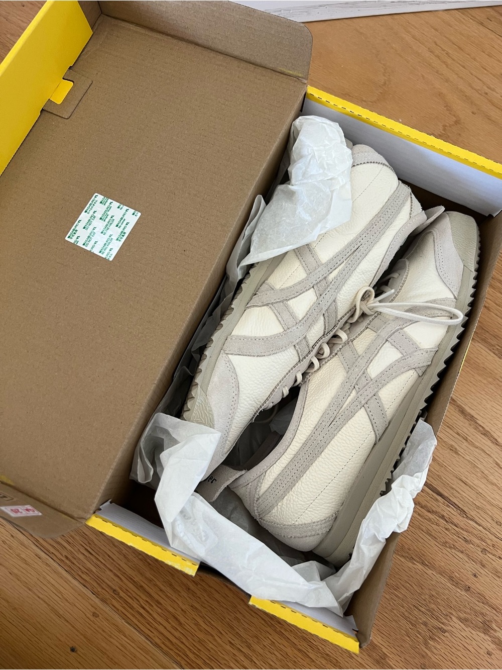 Onitsuka Tiger Mexico 66 SD Vin Cream/Birch Size 8 Women's Sneaker - Picture 7 of 8